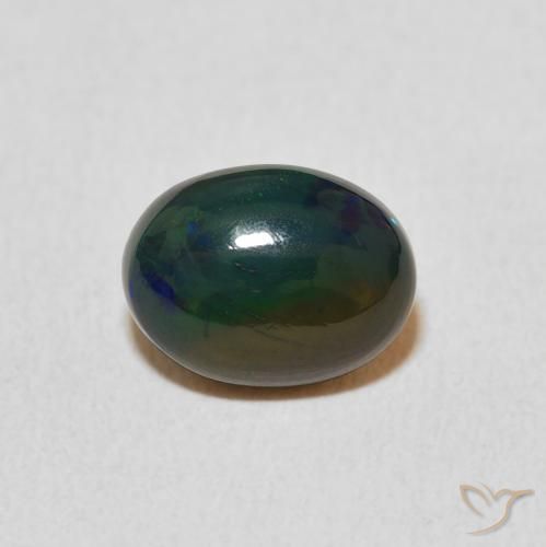 1.14ct Natürlicher Mehrfarbig Opal, Oval, Lichtundurchlässig