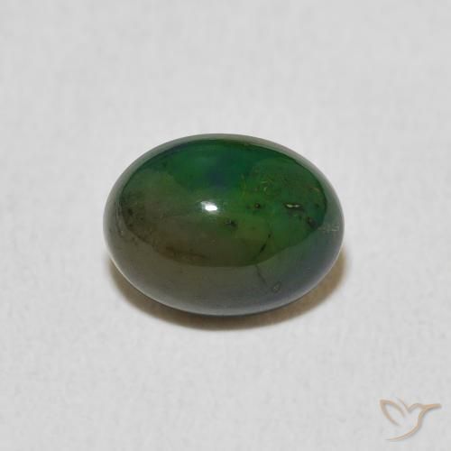 0.86ct Natürlicher Mehrfarbig Opal, Oval, Lichtundurchlässig