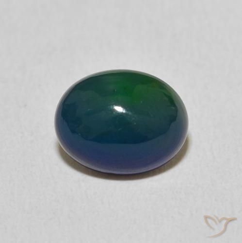 1.72ct Natürlicher Mehrfarbig Opal, Oval, Lichtundurchlässig, Photo A