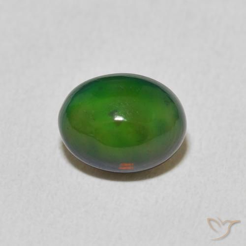 1.54ct Natürlicher Mehrfarbig Opal, Oval, Lichtundurchlässig