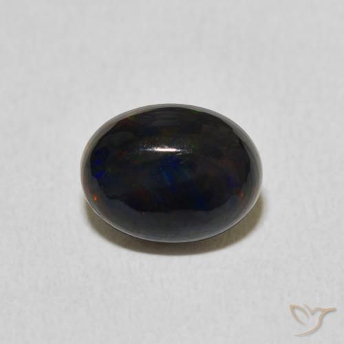 1.23ct Natürlicher Mehrfarbig Opal, Oval, Lichtundurchlässig