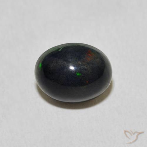1.32ct Natürlicher Mehrfarbig Opal, Oval, Lichtundurchlässig