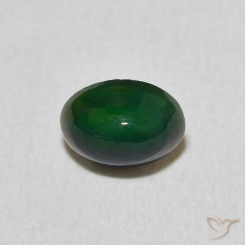 0.60ct Natürlicher Mehrfarbig Opal, Oval, Lichtundurchlässig