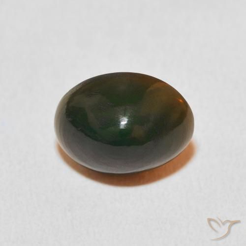 1.94ct Natürlicher Mehrfarbig Opal, Oval, Lichtundurchlässig