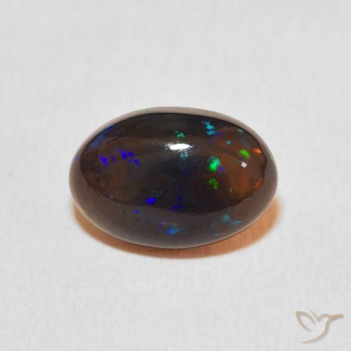 1.82ct Natürlicher Mehrfarbig Opal, Oval, Lichtundurchlässig