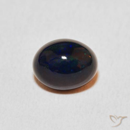 1.26ct Natürlicher Mehrfarbig Opal, Oval, Lichtundurchlässig