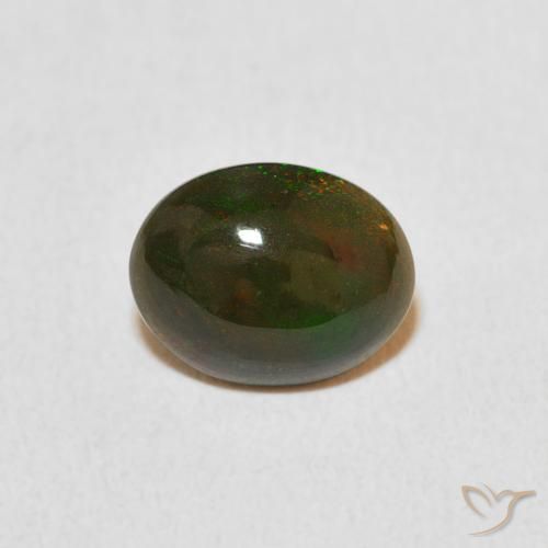 1.03ct Natürlicher Mehrfarbig Opal, Oval, Lichtundurchlässig
