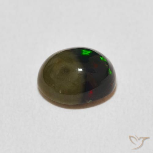 9,17 ctw natürlicher Mehrfarbig Opal, Oval, Lichtundurchlässig