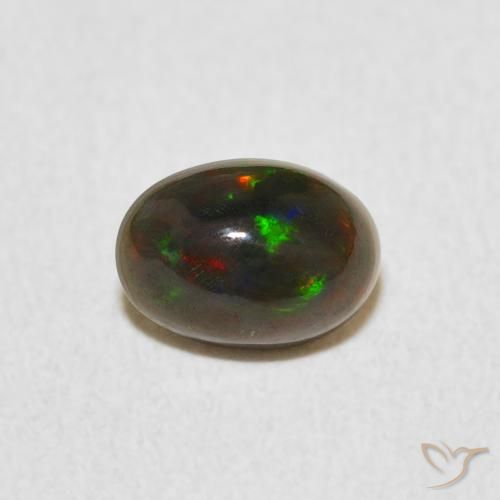 0.53ct Natürlicher Mehrfarbig Opal, Oval, Lichtundurchlässig, Photo A