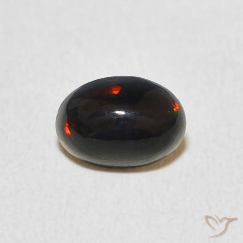 0.42ct Natürlicher Mehrfarbig Opal, Oval, Lichtundurchlässig, Photo A