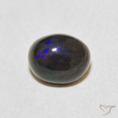 0.91ct Natürlicher Mehrfarbig Opal, Oval, Lichtundurchlässig
