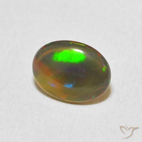 9,17 ctw natürlicher Mehrfarbig Opal, Oval, Lichtundurchlässig