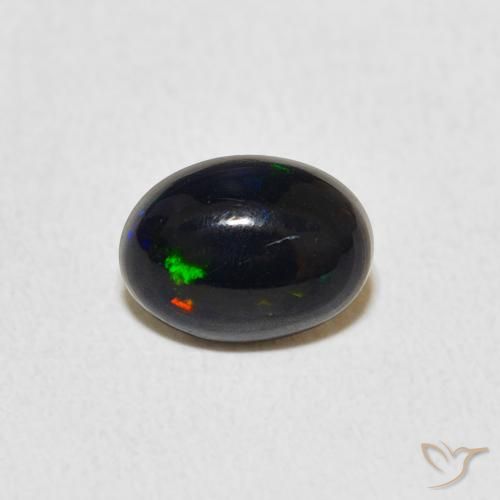 0.51ct Natürlicher Mehrfarbig Opal, Oval, Lichtundurchlässig