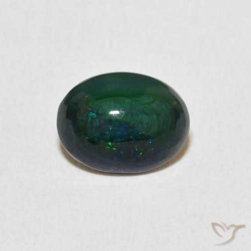 1.06ct Natürlicher Mehrfarbig Opal, Oval, Lichtundurchlässig, Photo A