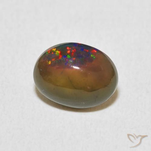 9,17 ctw natürlicher Mehrfarbig Opal, Oval, Lichtundurchlässig