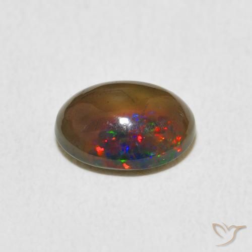 9,17 ctw natürlicher Mehrfarbig Opal, Oval, Lichtundurchlässig