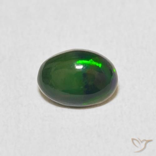 0.42ct Natürlicher Mehrfarbig Opal, Oval, Lichtundurchlässig, Photo A