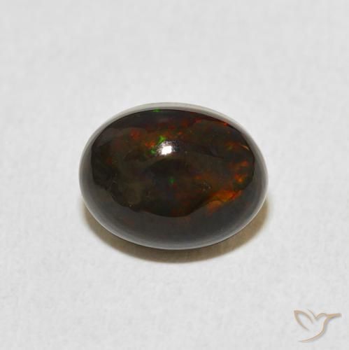 1.39ct Natürlicher Mehrfarbig Opal, Oval, Lichtundurchlässig