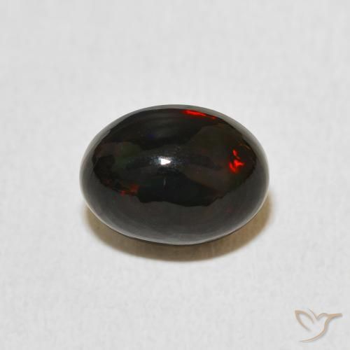 1.45ct Natürlicher Mehrfarbig Opal, Oval, Lichtundurchlässig