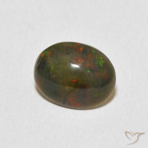 9,17 ctw natürlicher Mehrfarbig Opal, Oval, Lichtundurchlässig