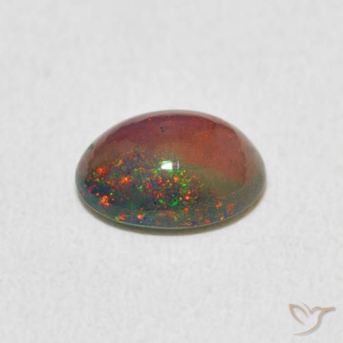 9,17 ctw natürlicher Mehrfarbig Opal, Oval, Lichtundurchlässig