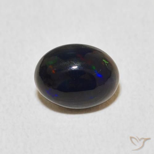 0.73ct Natürlicher Mehrfarbig Opal, Oval, Lichtundurchlässig