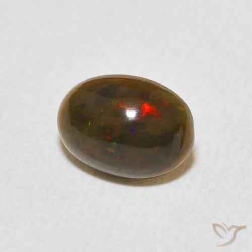 9,17 ctw natürlicher Mehrfarbig Opal, Oval, Lichtundurchlässig