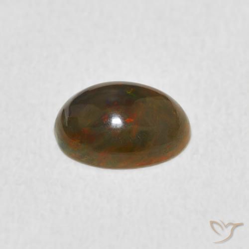 9,17 ctw natürlicher Mehrfarbig Opal, Oval, Lichtundurchlässig