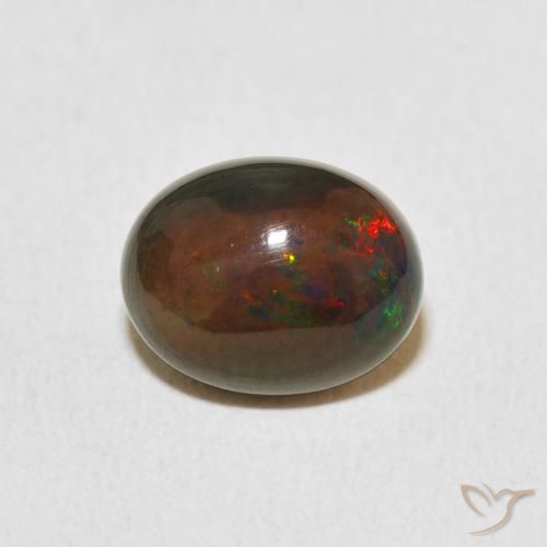1.72ct Natürlicher Mehrfarbig Opal, Oval, Lichtundurchlässig