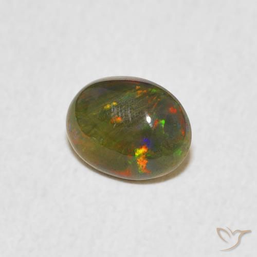 9,17 ctw natürlicher Mehrfarbig Opal, Oval, Lichtundurchlässig