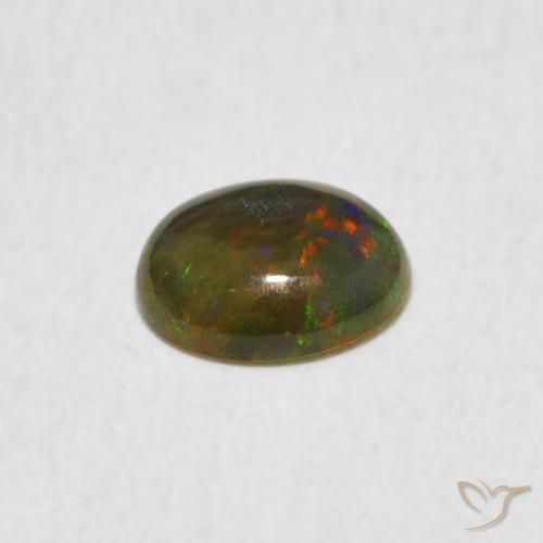 9,17 ctw natürlicher Mehrfarbig Opal, Oval, Lichtundurchlässig