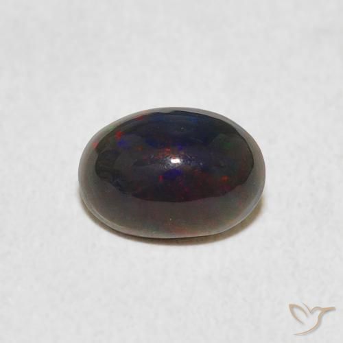 0.56ct Natürlicher Mehrfarbig Opal, Oval, Lichtundurchlässig