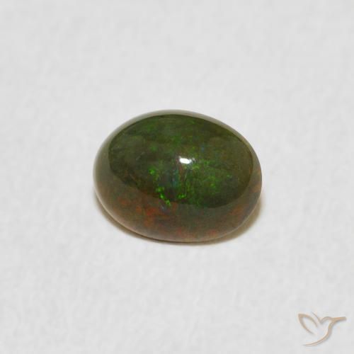 9,17 ctw natürlicher Mehrfarbig Opal, Oval, Lichtundurchlässig
