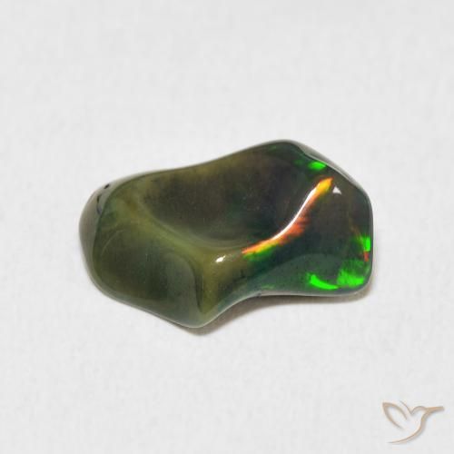 2.28ct Natürlicher Mehrfarbig Opal, Fantasie, Lichtundurchlässig