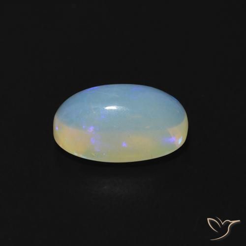 9,17 ctw natürlicher Mehrfarbig Opal, Oval, Transparent