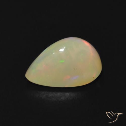 9,17 ctw natürlicher Mehrfarbig Opal, Birnenform, Transparent