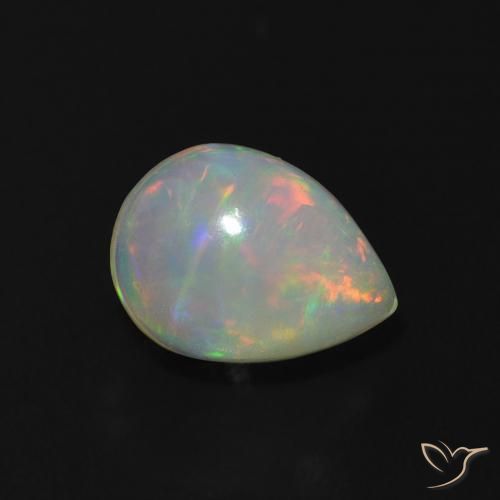 9,17 ctw natürlicher Mehrfarbig Opal, Birnenform, Transparent