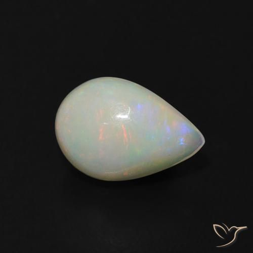 9,17 ctw natürlicher Mehrfarbig Opal, Birnenform, Transparent