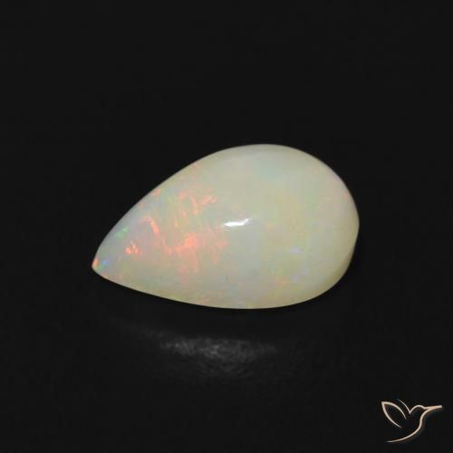9,17 ctw natürlicher Mehrfarbig Opal, Birnenform, Transparent