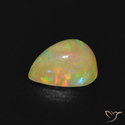 9,17 ctw natürlicher Mehrfarbig Opal, Birnenform, Transparent
