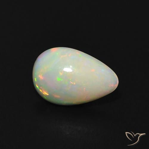 9,17 ctw natürlicher Mehrfarbig Opal, Birnenform, Transparent