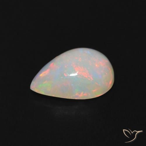 9,17 ctw natürlicher Mehrfarbig Opal, Birnenform, Transparent