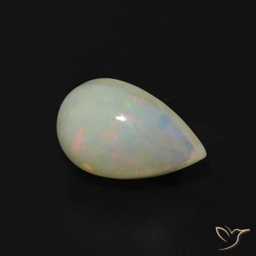 9,17 ctw natürlicher Mehrfarbig Opal, Birnenform, Transparent