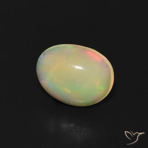9,17 ctw natürlicher Mehrfarbig Opal, Oval, Transparent