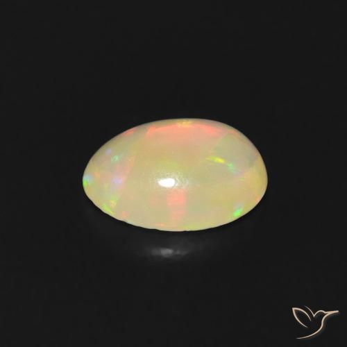 9,17 ctw natürlicher Mehrfarbig Opal, Oval, Transparent