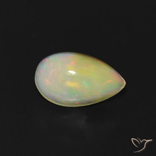 9,17 ctw natürlicher Mehrfarbig Opal, Birnenform, Transparent