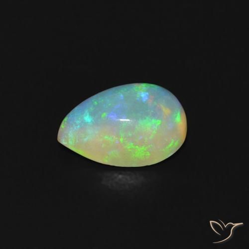 9,17 ctw natürlicher Mehrfarbig Opal, Birnenform, Transparent