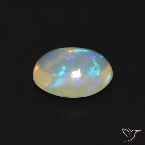 9,17 ctw natürlicher Mehrfarbig Opal, Oval, Transparent