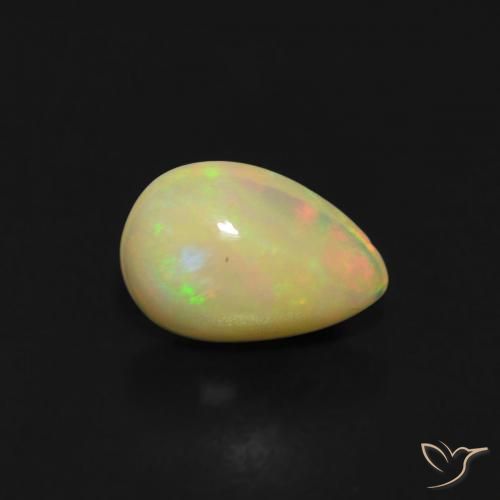 9,17 ctw natürlicher Mehrfarbig Opal, Birnenform, Transparent