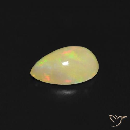 9,17 ctw natürlicher Mehrfarbig Opal, Birnenform, Transparent